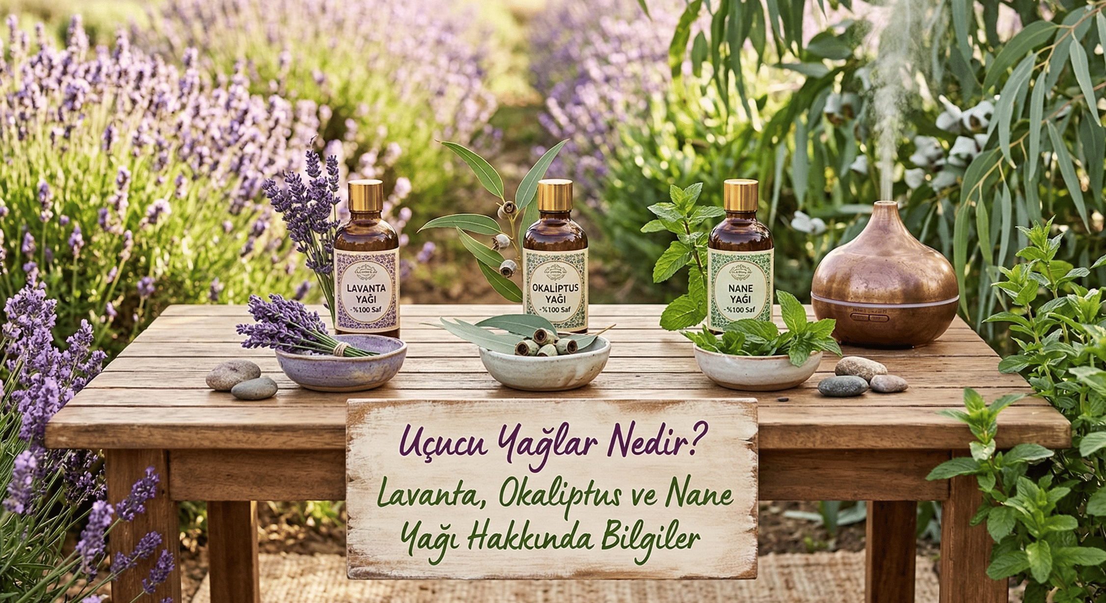 Uçucu Yağlar Nedir? Lavanta, Okaliptus ve Nane Yağı Hakkında Bilgiler