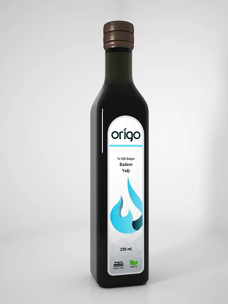 Origo Soğuk Pres Saf Badem Yağı 250ml