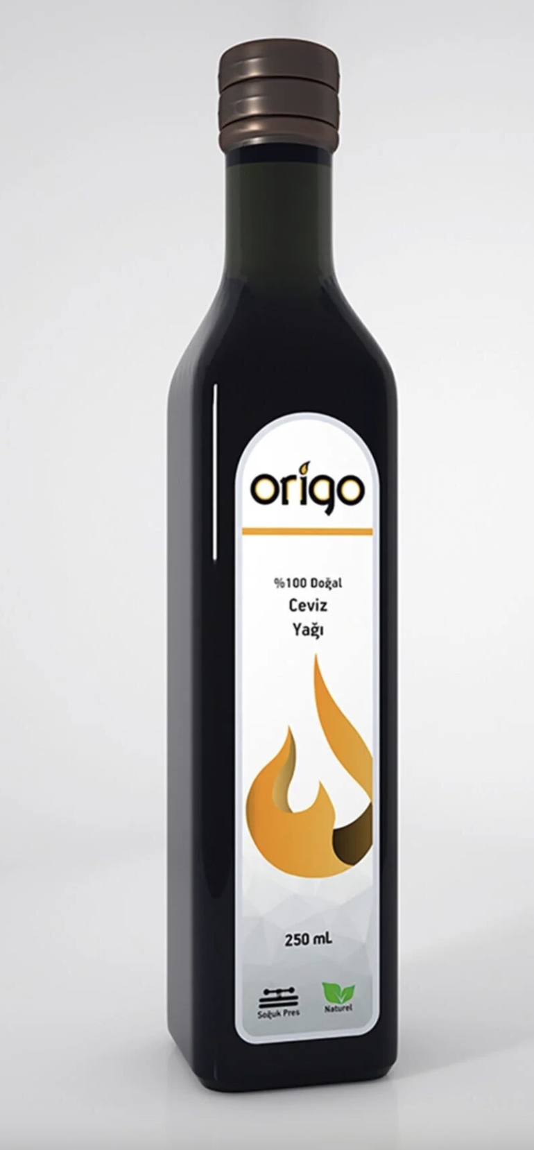 Origo Soğuk Pres Saf Ceviz Yağı 250 ml